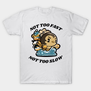 Flying Bird, not too fast, not too slow T-Shirt